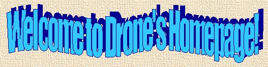 Добро пожаловать на Drone's Homepage!